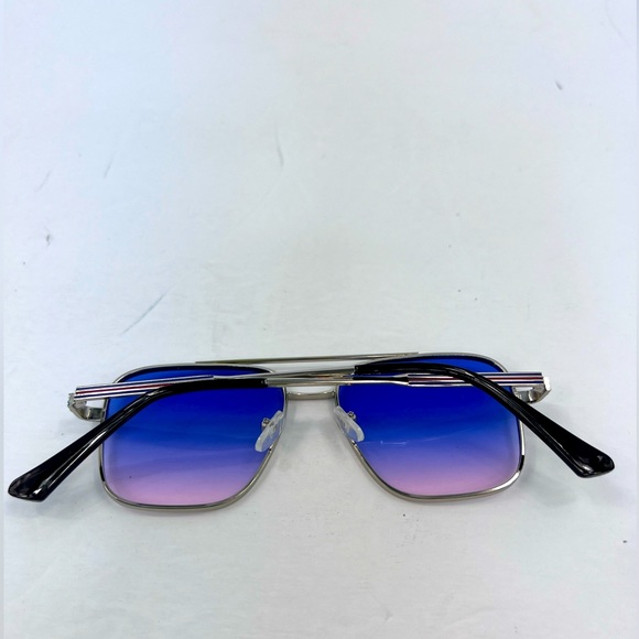 JOHN VARVANTOS UNISEX SILVER METAL SUNGLASSES,TRANSITION LENSE FROM LIGHT 2 DARK - Picture 12 of 12